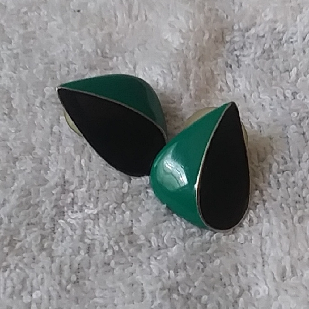 Not Rated Black and Green Earrings
